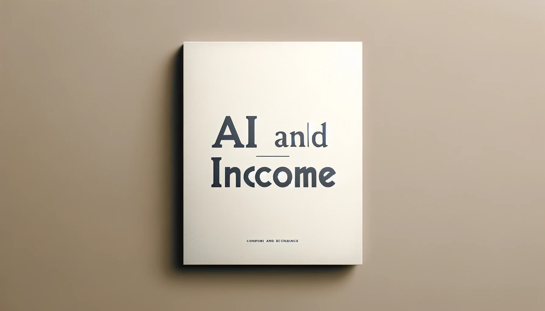 AI and Income